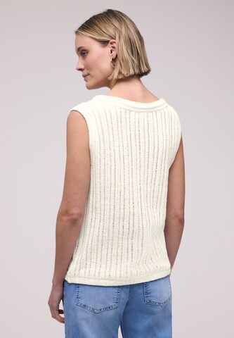 STREET ONE Strickweste in Weiß