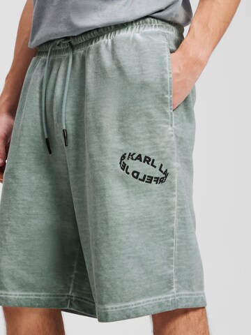 Loosefit Pantalon KARL LAGERFELD JEANS en vert