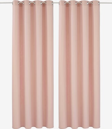 MY HOME Curtains & Drapes in Pink: front