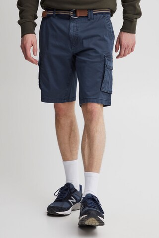 BLEND Regular Cargo Pants in Blue: front