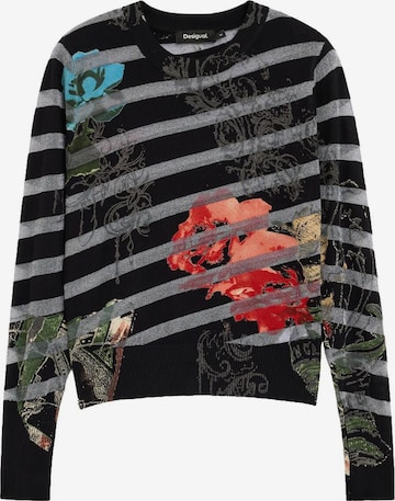 juoda Desigual Megztinis: priekis