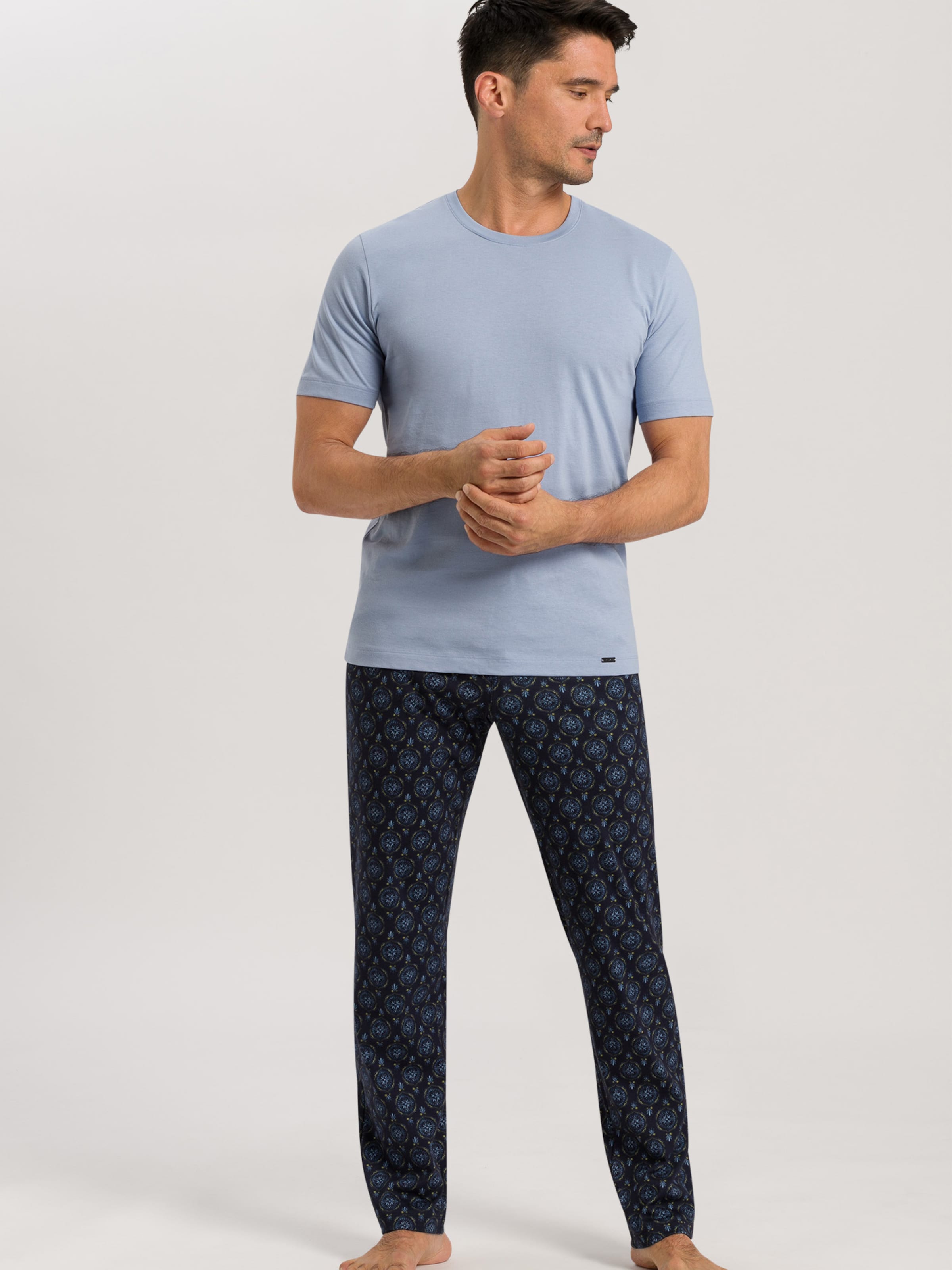 Homme Pantalon de pyjama Night & Day Hanro en Bleu Foncé, Bleu 