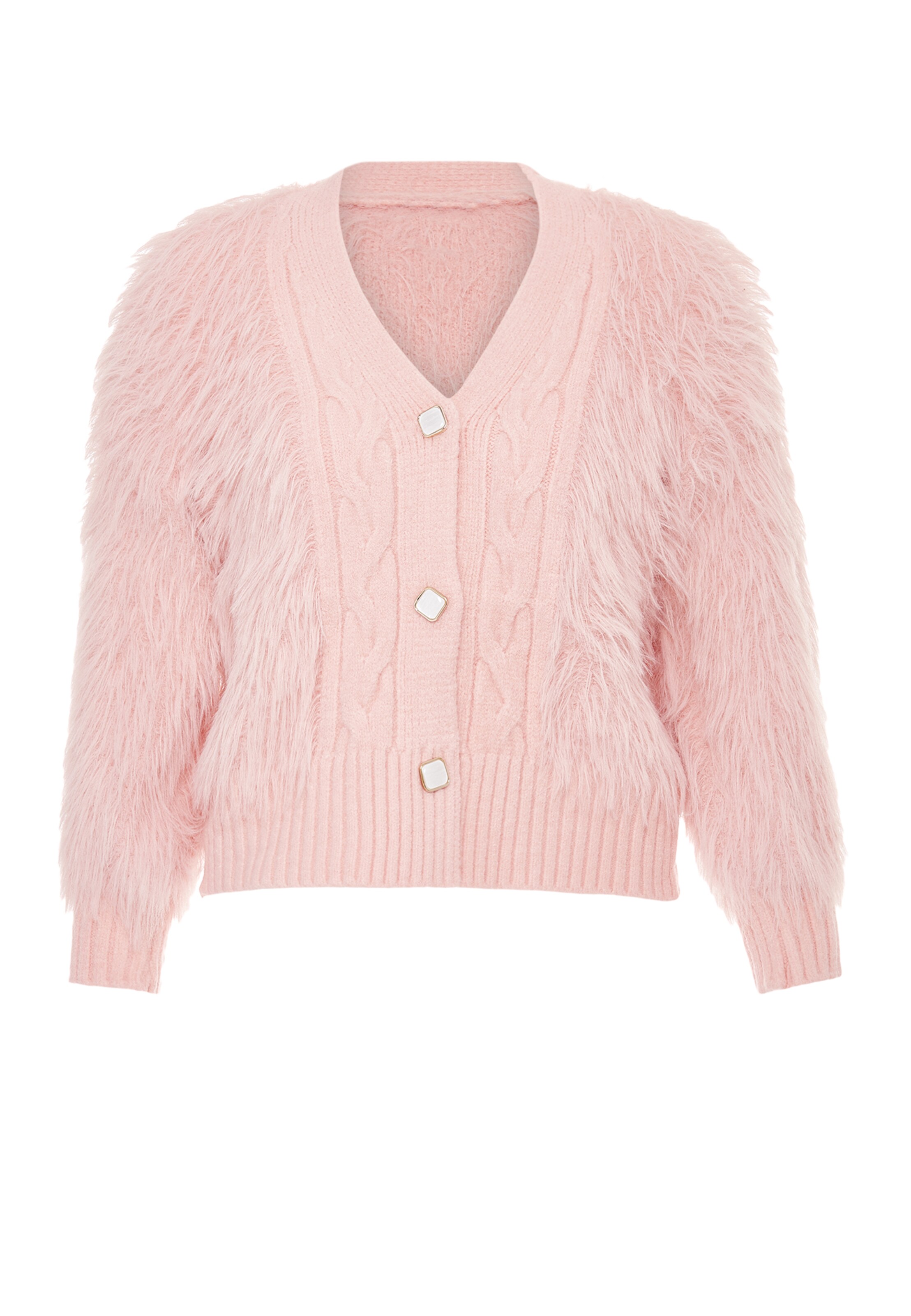 caneva - Casaco de malha em rosa: frente