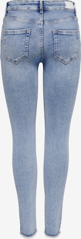 ONLY Skinny Jeans 'Blush' in Blauw