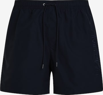 Calvin Klein Swimwear Board Shorts in Blue: front