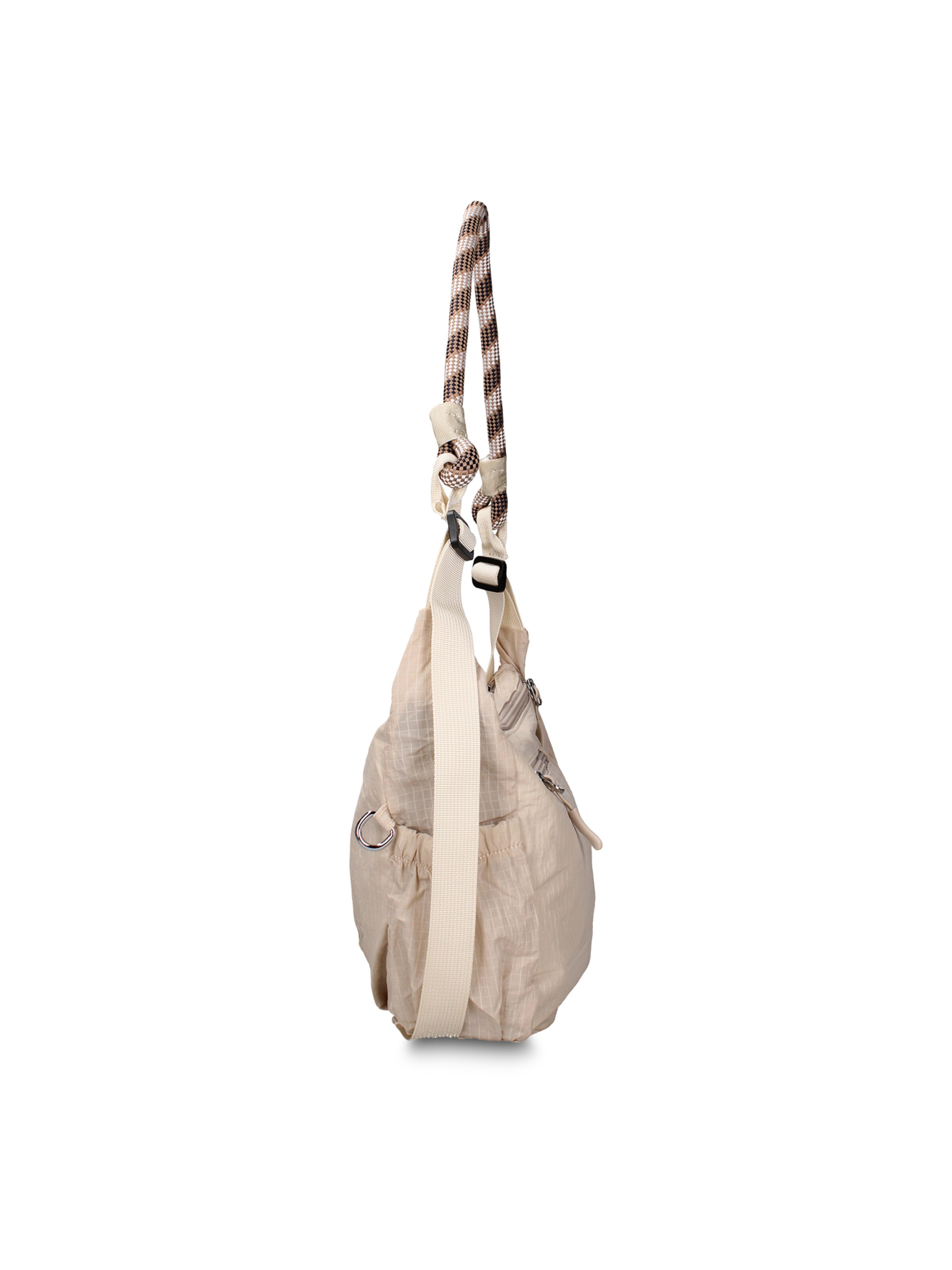 Borsa a spalla 'Borsa a Spalla Donna Gianmarco Venturi Pelle Vegana PU con Zip' di GianMarco Venturi in bianco