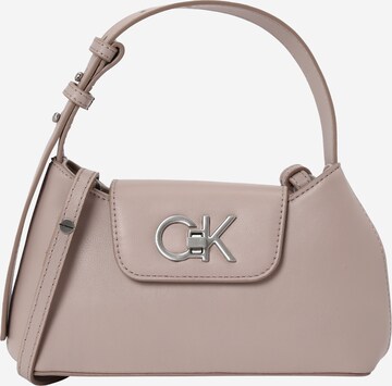 Calvin Klein Handbag in Beige: front