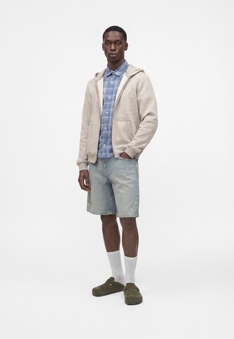 HOLLISTER Ζακέτα φούτερ 'MALLCORE' σε γκρι