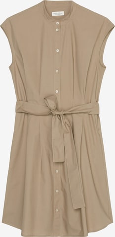 Marc O'Polo Shirt dress in Brown: front