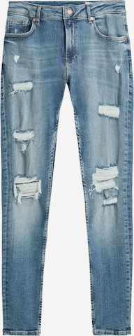 Bershka Skinny Farkut värissä sininen: etupuoli