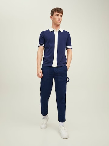 JACK & JONES Regular Cargo Jeans 'Rob' in Blue