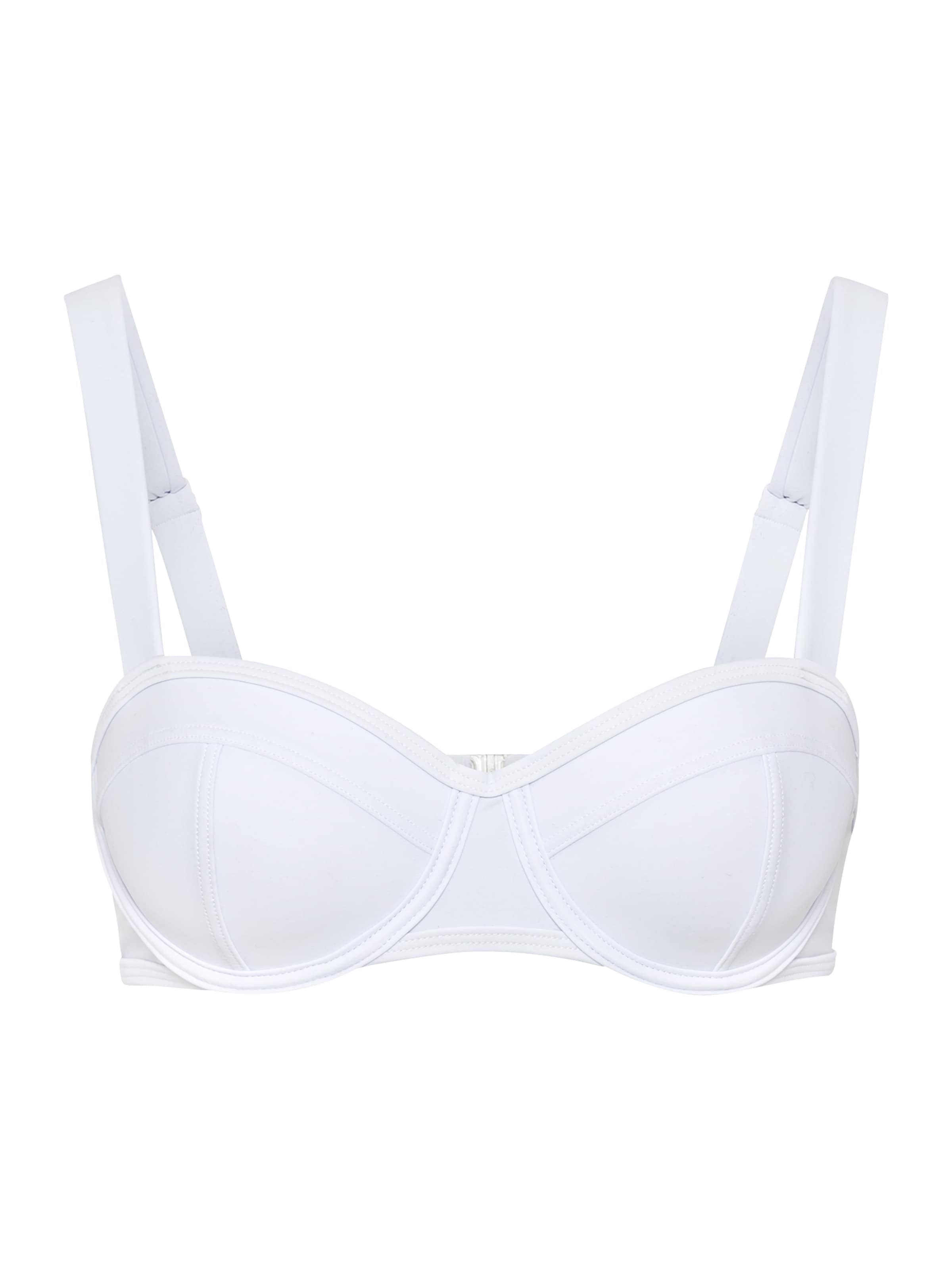 LSCN by LASCANA Балконет Верх бикини 'Gina' в Белый: спереди