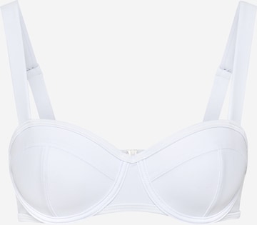 Hauts de bikini 'Gina' LSCN by LASCANA en blanc : devant