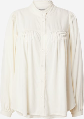 Lollys Laundry Blouse 'Cara' in Beige: voorkant