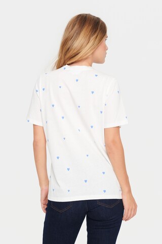 T-shirt 'DagniSZ' SAINT TROPEZ en blanc