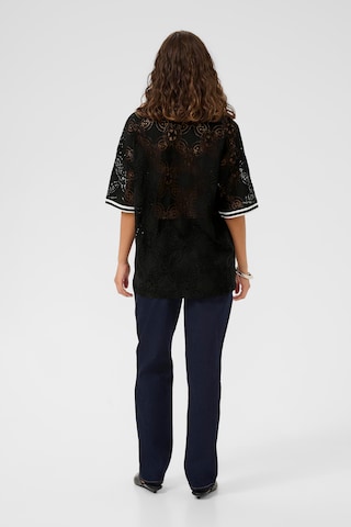 T-shirt oversize 'CUCollege' CULTURE en noir