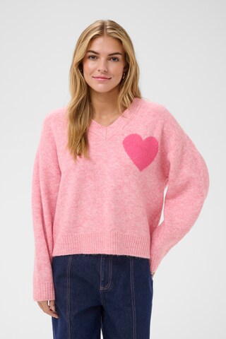 Pull-over 'PariaSZ' SAINT TROPEZ en rose : devant