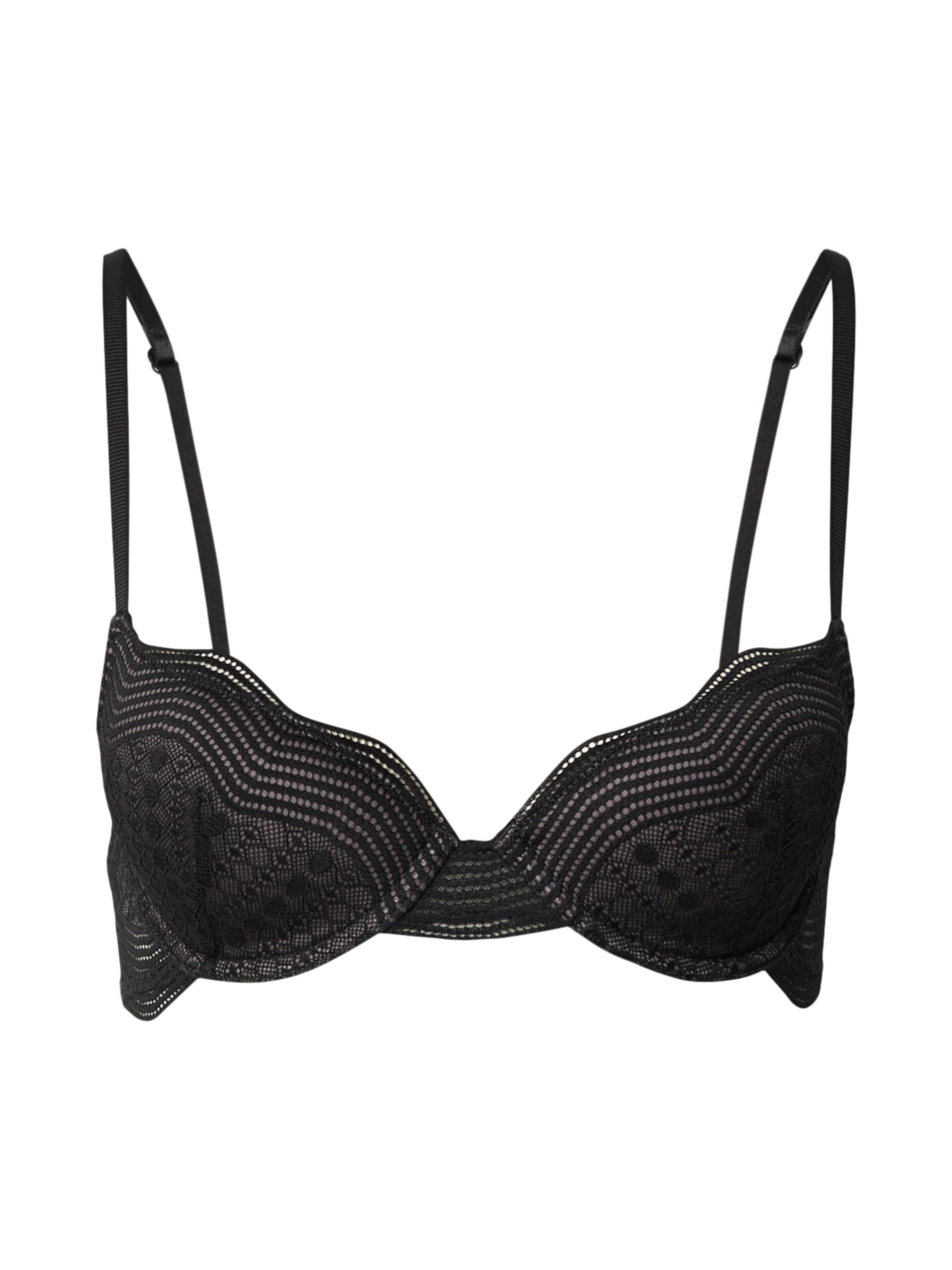 ETAM Balconette Rinnahoidja 'ENVERGURE', värv must: eest vaates