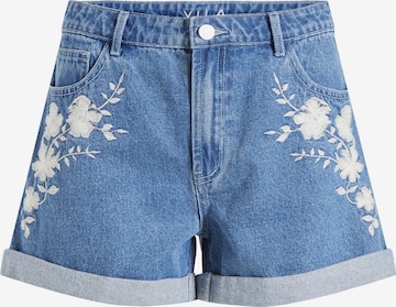 VILA Regular Jeans 'WOODY' in Blauw: voorkant