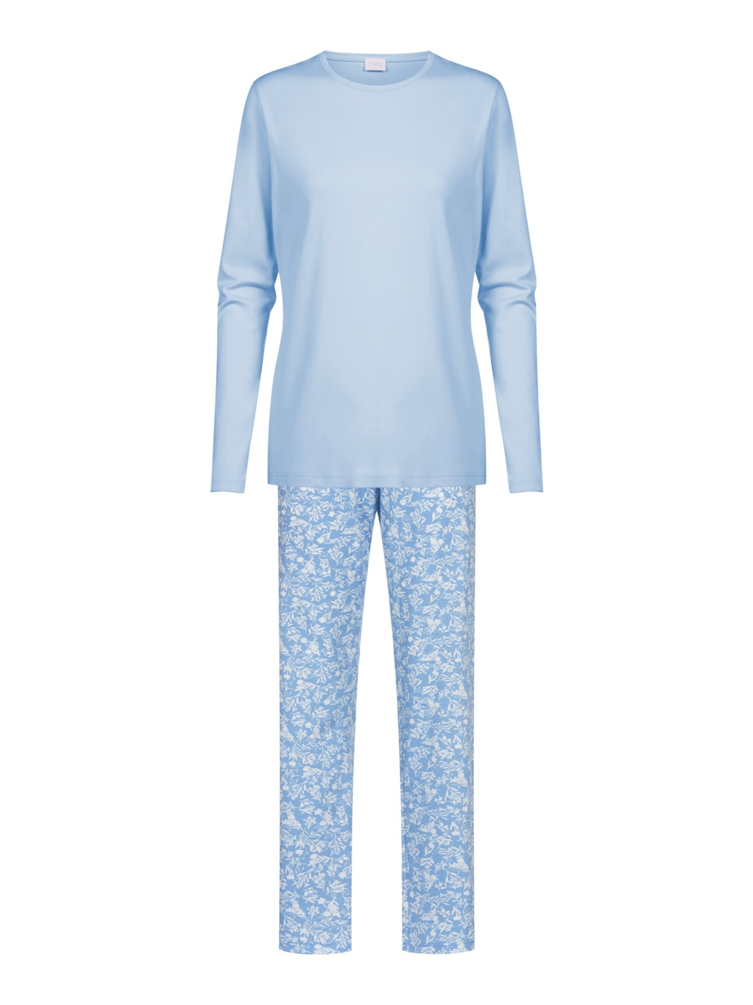 Pyjama 'Flower Meadow' Mey en bleu : devant