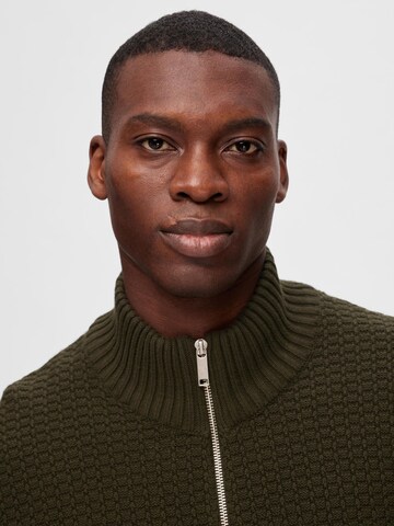 Pull-over 'SLHThim' SELECTED en vert