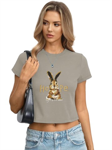 T-shirt GORHEY en gris : devant