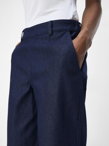 OBJECT Wide Leg Jeans 'JUNE' i blå