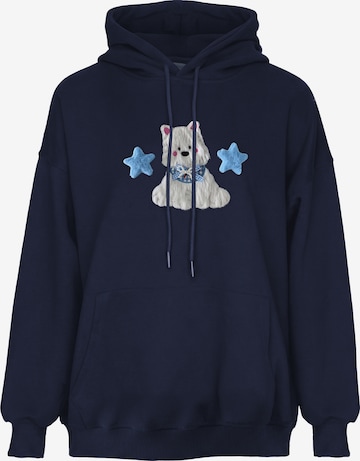MYMO - Sudadera en azul: frente