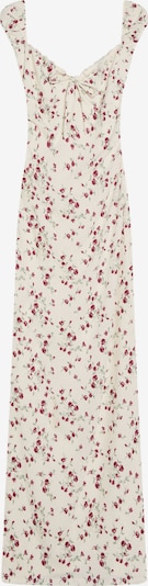 Bershka Mekko värissä ecru / vaaleanvihreä / tummanpunainen, Tuotenäkymä