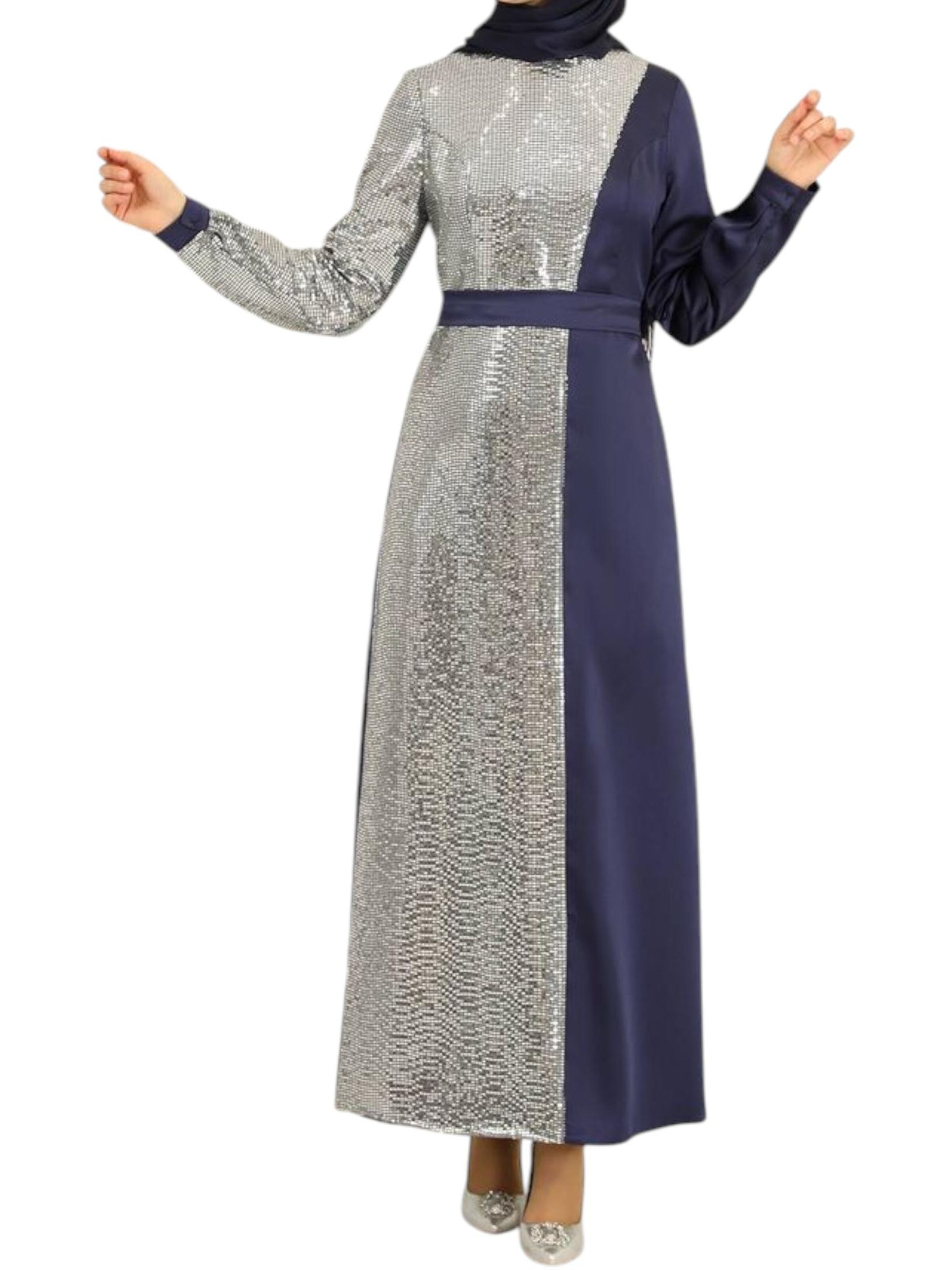 fashionshowcase Festkjole 'Firuze' i blå