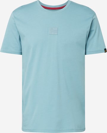 ALPHA INDUSTRIES Shirt in Blue: front