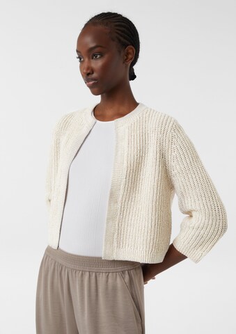 COMMA Strickjacke in Beige: Vorderseite