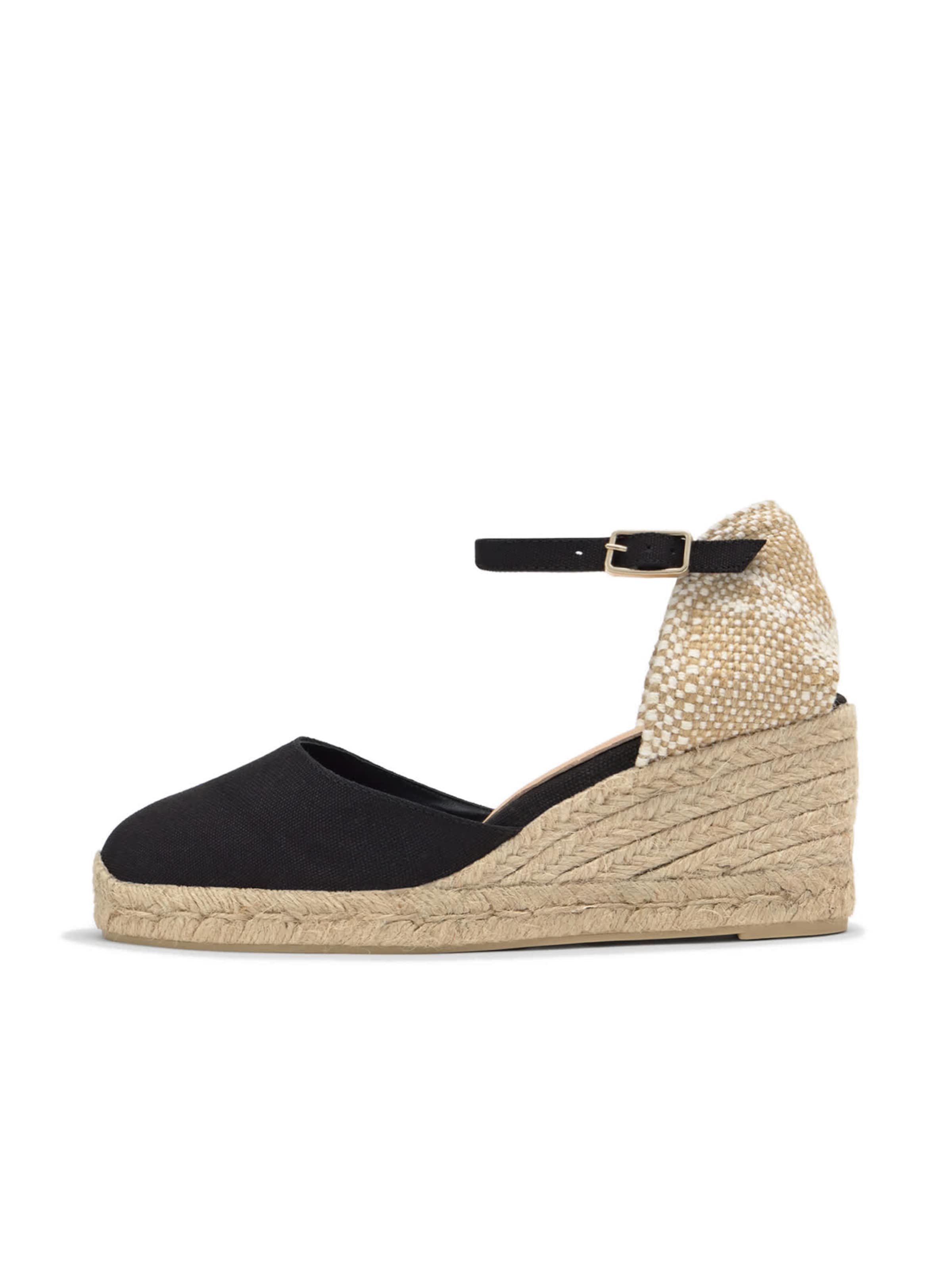 juoda Castañer Espadrilės 'Carol': priekis