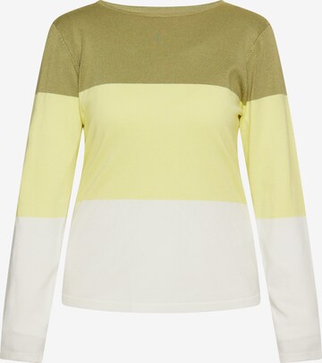 Pull-over usha BLUE LABEL en jaune : devant