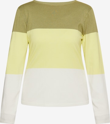 Pull-over usha BLUE LABEL en jaune : devant