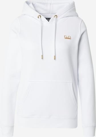19V69 ITALIA Sweatshirt 'BURNER' in Wit: voorkant