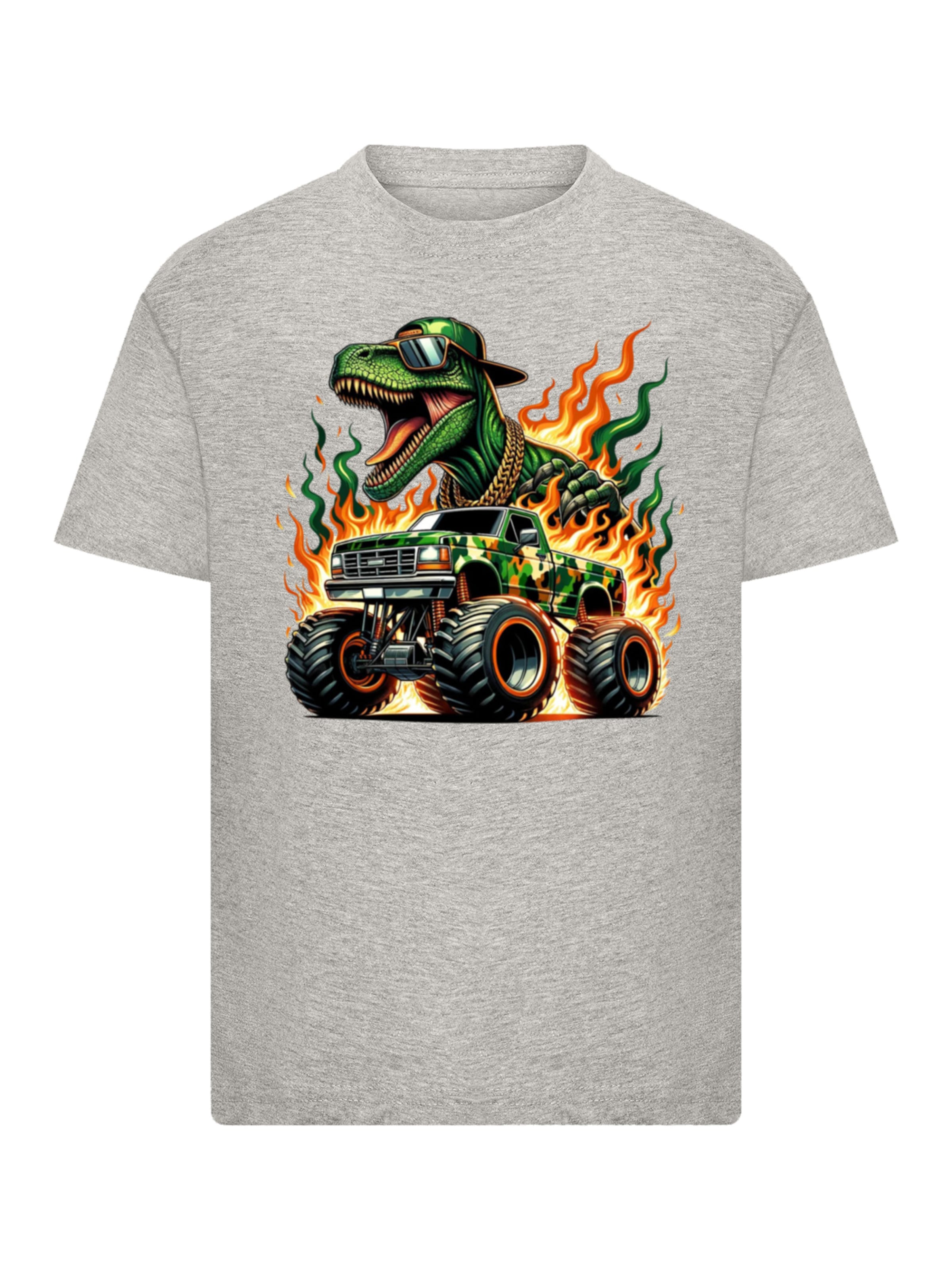 T-Shirt F4NT4STIC en gris : devant