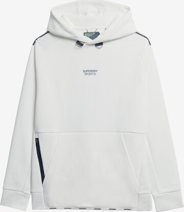 Superdry Athletic Sweatshirt in White: front