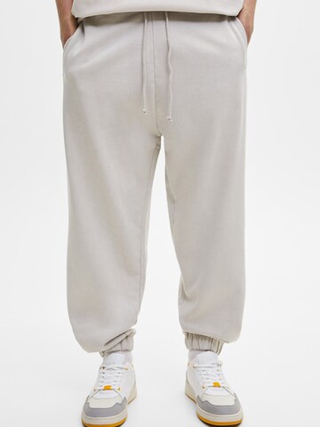 Pull&Bear Tapered Trousers in Beige
