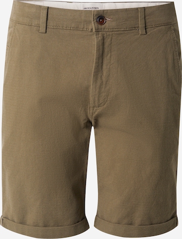 Pantaloni chino 'JPSTFury' di JACK & JONES in verde: frontale