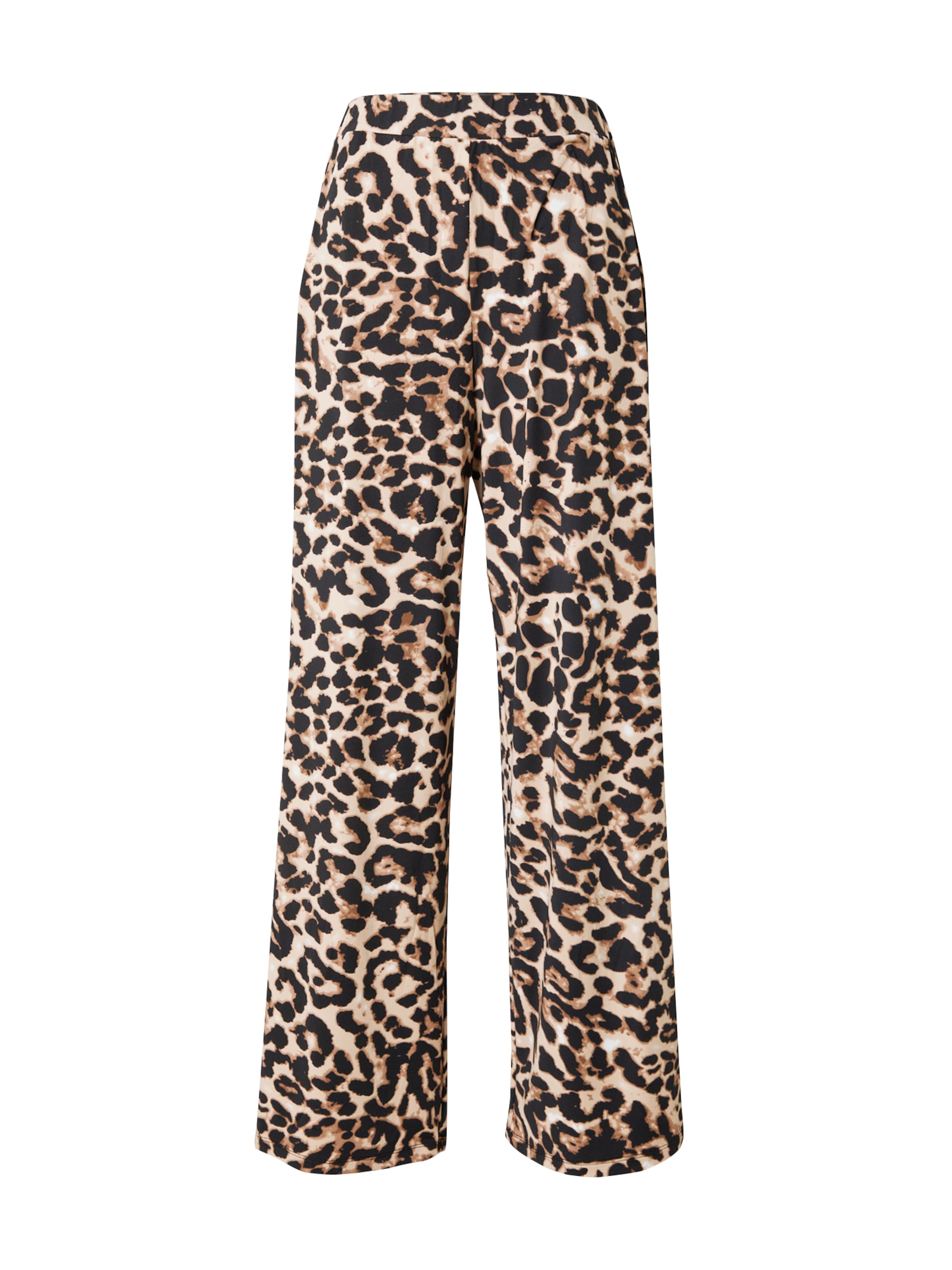 VILA Wide leg Pants 'LEOA' in Brown: front