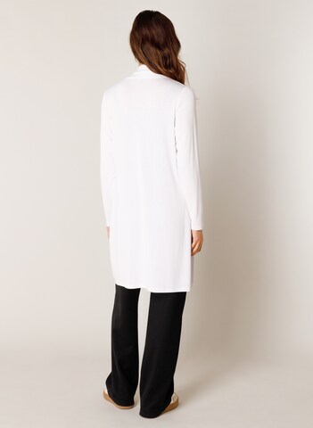 BASE LEVEL Knit Cardigan in White