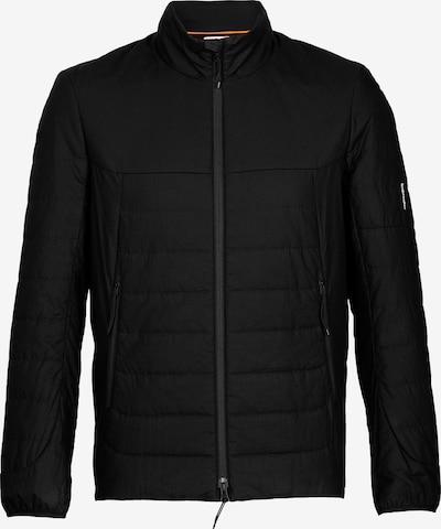 ICEBREAKER Sportjas 'Loft' in de kleur Zwart / Wit, Productweergave