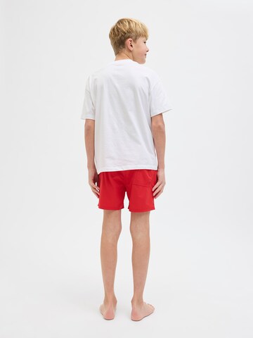 Pantaloncini da bagno 'JPSTMAUI' di Jack & Jones Junior in rosso
