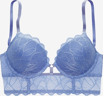 LASCANA Push-up BH in Blau: Vorderseite