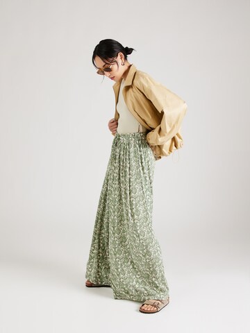 Wide Leg Pantalon 'CHIARA' ONLY en vert