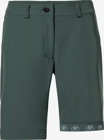 VAUDE Workout Pants ' W Cyclist STS ' in Green: front