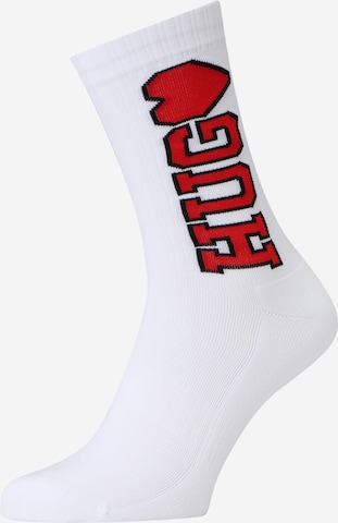 HUGO Red Ponožky - biela: predná strana
