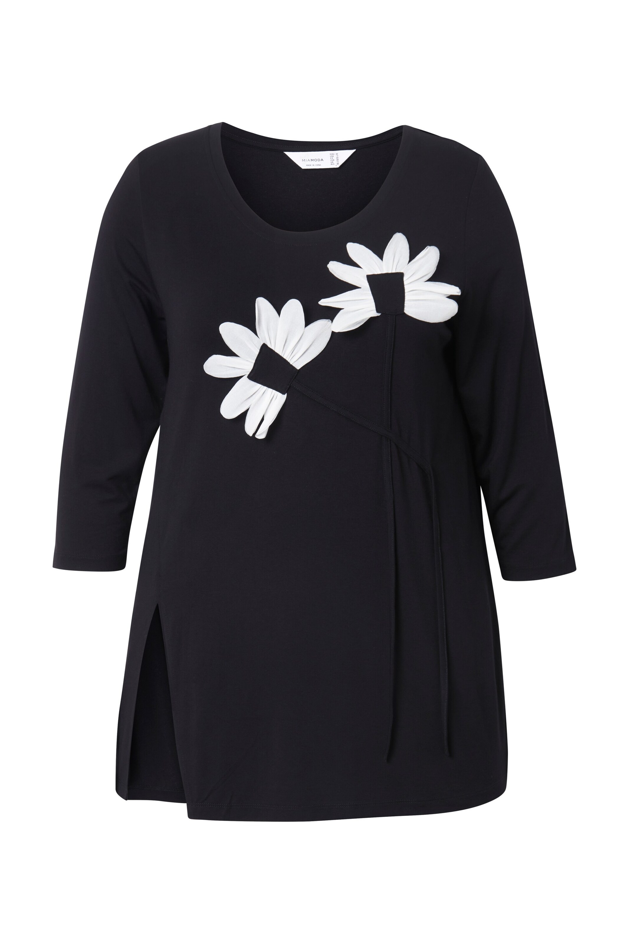 MIAMODA Shirt in Black: front