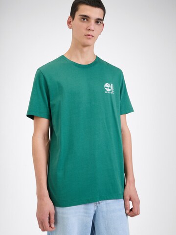 Tricou 'Adventure of the outside' de la TIMBERLAND pe verde